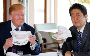 Washington’s envoy in Tokyo promises explanation by the end of the president’s tour of Asia, amid speculation America hopes to revive four-way alliance with Japan, Australia and India to counter a rising China