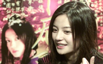 Chinese actress Vicki Zhao Wei speaks during an interview in Hong Kong. Photo: Reuters