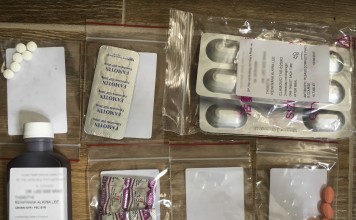 Journalist Alkira Reinfrank has had a quick introduction to the Hong Kong medical system after arriving earlier this year. After visiting the doctor for tonsillitis and a cough, she walked out with a bag of seven different medications. Here is a photo of the medication she was prescribed. She says doctors here overprescribe. [FEATURES] SCMP/ Alkira Reinfrank