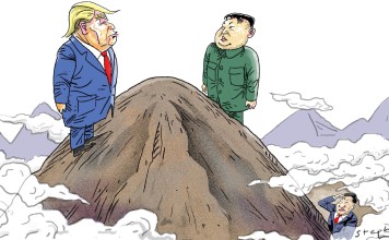 After Donald Trump seized the opportunity for direct talks with Kim Jong-un, the Chinese leadership cannot but hope for a successful outcome, knowing it will be its biggest strategic loser. Illustration: Craig Stephens