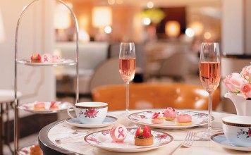 Think Pink afternoon tea at The Langham in Hong Kong