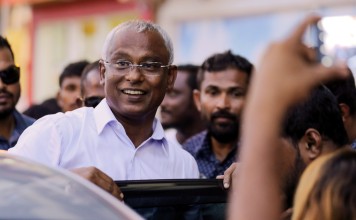 Maldivian president-elect Ibrahim Mohamed Solih on September 24, the day after the election. Photo: Reuters