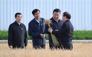 Chinese President Xi Jinping (second right) says rising unilateralism and protectionism is forcing China to become more self-reliant, and “it’s not a bad thing”. Photo: Xinhua