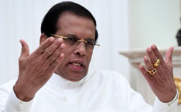 Sri Lankan President Maithripala Sirisena. Photo: Reuters