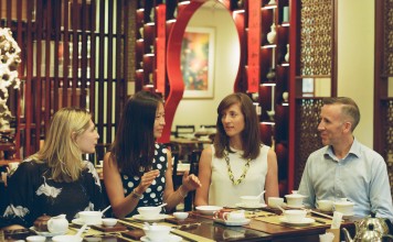 From left: Sarah Davidson, North Asia EHS Director, Integrated Facilities Management, Jones Lang LaSalle Ying Fu, Managing Associate, Linklaters (Hong Kong) Jessica Chilton, Managing Associate (England and Wales), Linklaters Gary Murphy, Senior HR Advisor, PDM/PDS Photo: Abdela Igmirien