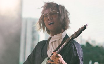 Soni Cheng, the guitarist in Hong Kong math-rock band GDJYB. Picture: Sunny Liu