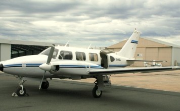 Australian air authorities are investigating the pilot who flew over his island destination after falling asleep on his Piper Navajo plane, like the one in this file photo. Photo: SCMP Pictures