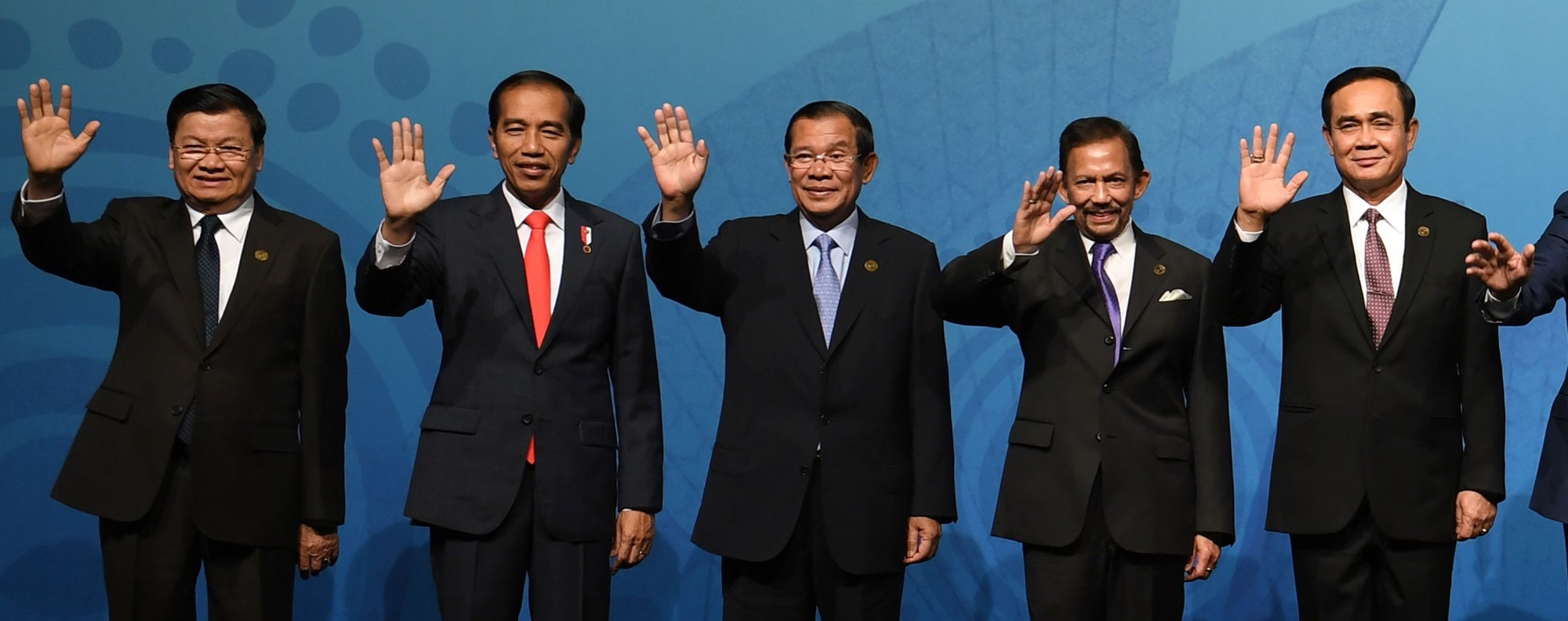 Asean leaders at a summit. Photo: AFP