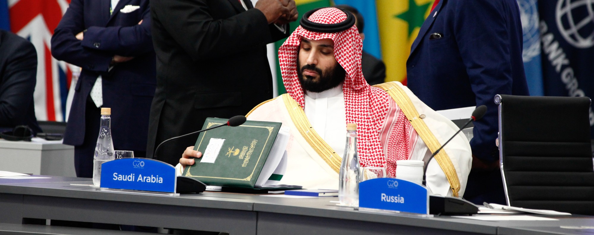 Mohammed bin Salman in Buenos Aires. Photo: Bloomberg