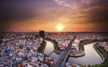 Sunset days in Saigon. 
