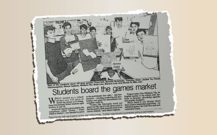 [SCMP Archive] Students board the games market