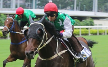 Pakistan Star ridden by Matthew Chadwick during a trial at Happy Valley. Photo: SCMP Pictures