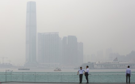 The weather is expected to remain hot and sunny with low visibility through the day, with one or two isolated showers in the afternoon. Photo: Xiaomei Chen