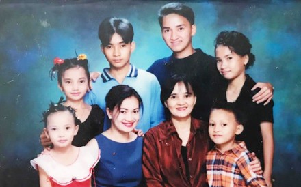 The Alcanzare family was separated for 20 years when mother Terisita went to work in Hong Kong. Photo: Handout The Alcanzare family was separated for 20 years when mother Terisita went to work in Hong Kong. Photo: Handout