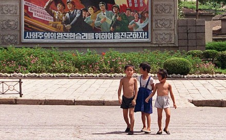 North Korean children are at risk of going hungry as the country faces the worst drought since 2001. Photo: AFP