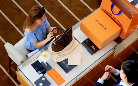 This week LVMH reported organic sales growth that beat expectations in the three months up to September 30. Photo: Reuters