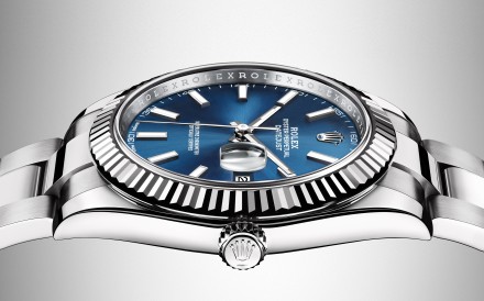 Rolex introduced the 904L steel version of the Oyster Perpetual Datejust 41 model at Baselworld 2017. Photo: Alain Costa