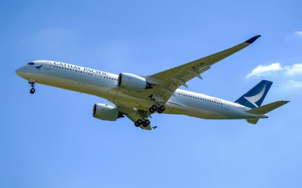 Cathay Pacific will use A350 aircraft to fly the non-stop route from Hong Kong to Washington. Photo: Shutterstock