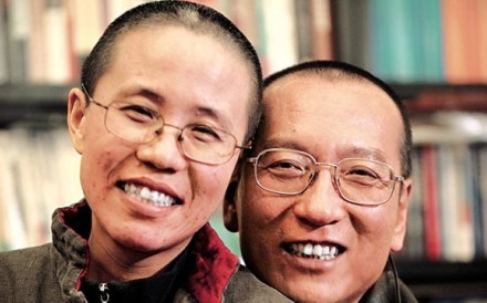 Liu Xiaobo and his wife Liu Xia in October 2010. Photo: Reuters