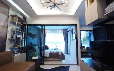 A show unit of the Excel Groove development in Bangkok where Tsang Ying-ying has bought a studio flat for HK$650,000. Photo: Handout