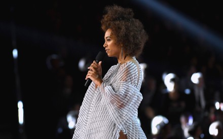 Solange Knowles (pictured at The Grammy Awards in February) has revealed that she suffers from a condition that affects her nervous system. Photo: Getty Images/AFP