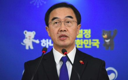 At a press conference on January 2, a day after Kim Jong-un said North Korea may send a delegation to the Pyeongchang Winter Olympic Games, South Korea’s unification minister Cho Myoung-gyon said Seoul was “reiterating our willingness to hold talks with the North at any time and place in any form”. Photo: AFP