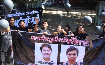 Rakine state papers land two journalists in jail; Thai leader’s antics confound reporters; Malaysia hires firm to find MH370