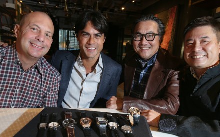 Watchbox’s major founder and investors include (from left) Daniel Govberg, Justin Reis, Tay Liam-wee, and Samuel Lee. Photo: David Wong