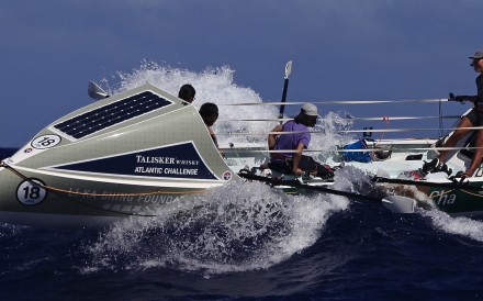 Three waves hit the boat in quick succession and flipped Kung Fu Cha Cha. Photo: Ben Duffy