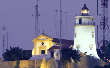 The Guia Lighthouse and Fortress in Macau