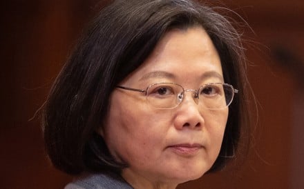 Tsai Ing-wen, Taiwan's president, has enjoyed a boost in public opinion polls which has been attributed to her strong rebuke of Beijing’s call for unification talks based on “one China, two systems”. Photo: Bloomberg