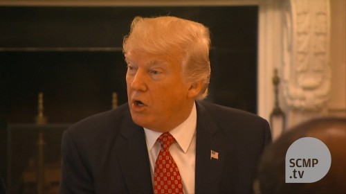 Trump calls for stiffer action on North Korea