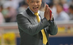 Freshman trainer Chris So Wai-yin thanks his lucky stars after getting off the mark on Wednesday night. Photo: Kenneth Chan