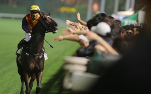 Karis Teetan, aboard Highland Dragon, has quickly become a fan favourite in Hong Kong. Photo: Kenneth Chan