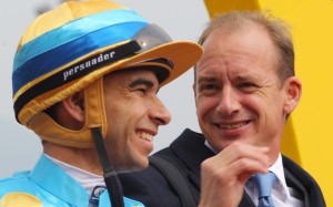 Race 3, Richard Gibson with Joao Moreira, won the class 4 over 1400m at Sha Tin on 01Feb15.