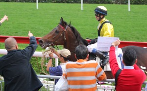 Race 8, Jun Huo, ridden by Douglas Whyte, won the class 3 over 1650m(all weather track) at Sha Tin on 09Jan16.