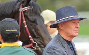 Race 9, John Moore, his horse Midnight Rattler ridden by Joao Moreira won the class 3 over 1400m at Sha Tin on 14Feb16.