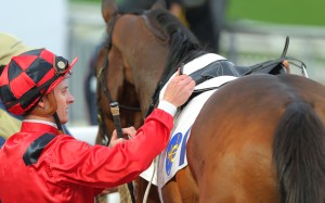 Zac Purton unsaddles Line Seeker after the son of O’Reilly made it back-to-back wins after returning from off-season surgery. Photo: Kenneth Chan