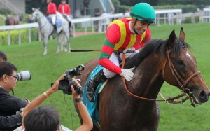 Joao Moreira looks set to reach a new record for number of wins in a season on Sunday. Photo: Kenneth Chan