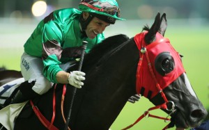 Neil Callan is looking forward to being reunited with Speedy Longway at Happy Valley on Wednesday night. Photos: Kenneth Chan