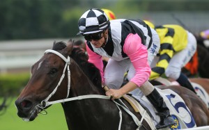 Zac Purton gives Beauty Master a peach of a ride to win at Sha Tin on Saturday. Photos: Kenneth Chan