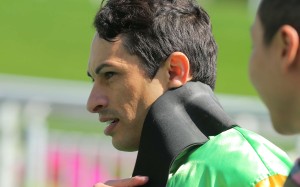 Silvestre de Sousa unsaddles after winning on Amazing Always. Photos: Kenneth Chan