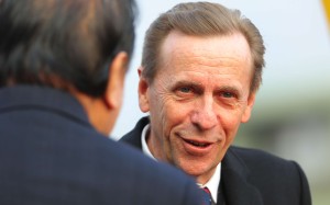 Trainer John Size completes a treble at Sha Tin on Saturday. Photos: Kennneth Chan