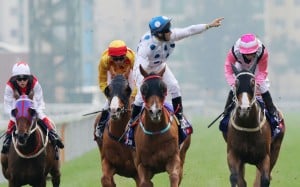 Contentment wins the 2016 Group One Queen’s Silver Jubilee for Brett Prebble. John Size’s six-year-old hasn’t won since but gets a great chance at handicap level on Sunday at Sha Tin. Photos: Kenneth Chan.