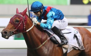 Joao Moreira is all smiles as Rapper Dragon wins the Hong Kong Derby. Photo: Kenneth Chan