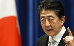 Japanese Prime Minister Shinzo Abe. Photo: AP