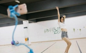 A student practises in the hope of becoming an internet celebrity. Photo: Handout A student practises in the hope of becoming an internet celebrity. Photo: Handout