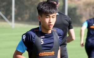 Dai Wai-tsun training with Bury. Photo: buryfc.co.uk