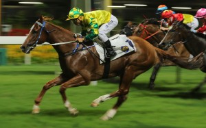 Grace Heart wins for Matthew Poon late last season. Photos: Kenneth Chan. 