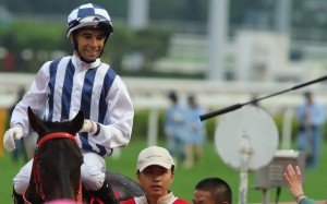 Joao Moreira, winning on Seasons Bloom at Sha Tin on Sunday, is such an important figure at every Hong Kong meeting. Photo: Kenneth Chan